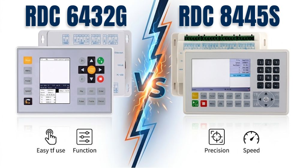Controladora Ruida RDC 6432G vs RDC 8445s: Qual Vale Mais a Pena para Sua Maquina Laser?